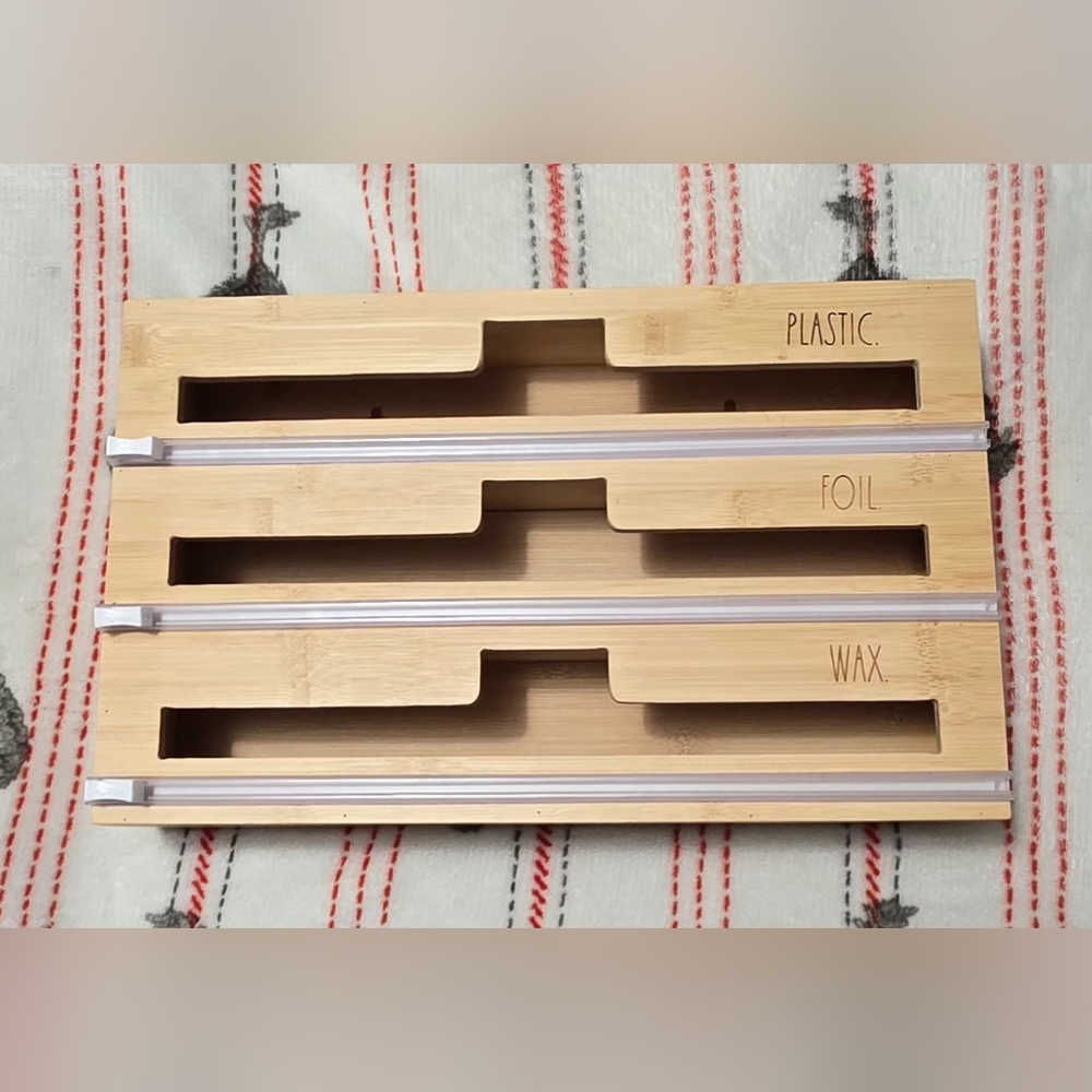 Kitchen Organizer For Plastic Wrap, Aluminum Foil and Wax/Parchment Paper